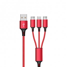 Кабель Micro Type-C Lightning USB Vonk BDL-S07