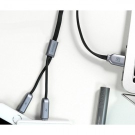 Кабель Micro USB + Lightning Remax RC-025t белый