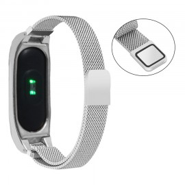 Ремешок металл для фитнес браслета Miband 2