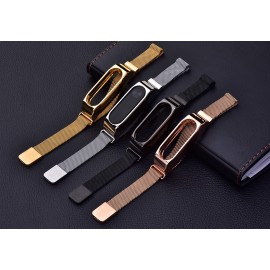 Ремешок металл для фитнес браслета Miband 2
