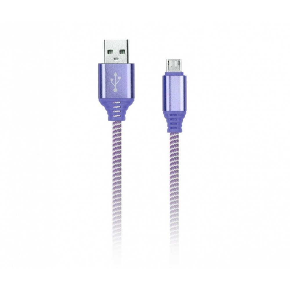 Кабель micro usb SmartBuy Socks iK-12NS нейлон