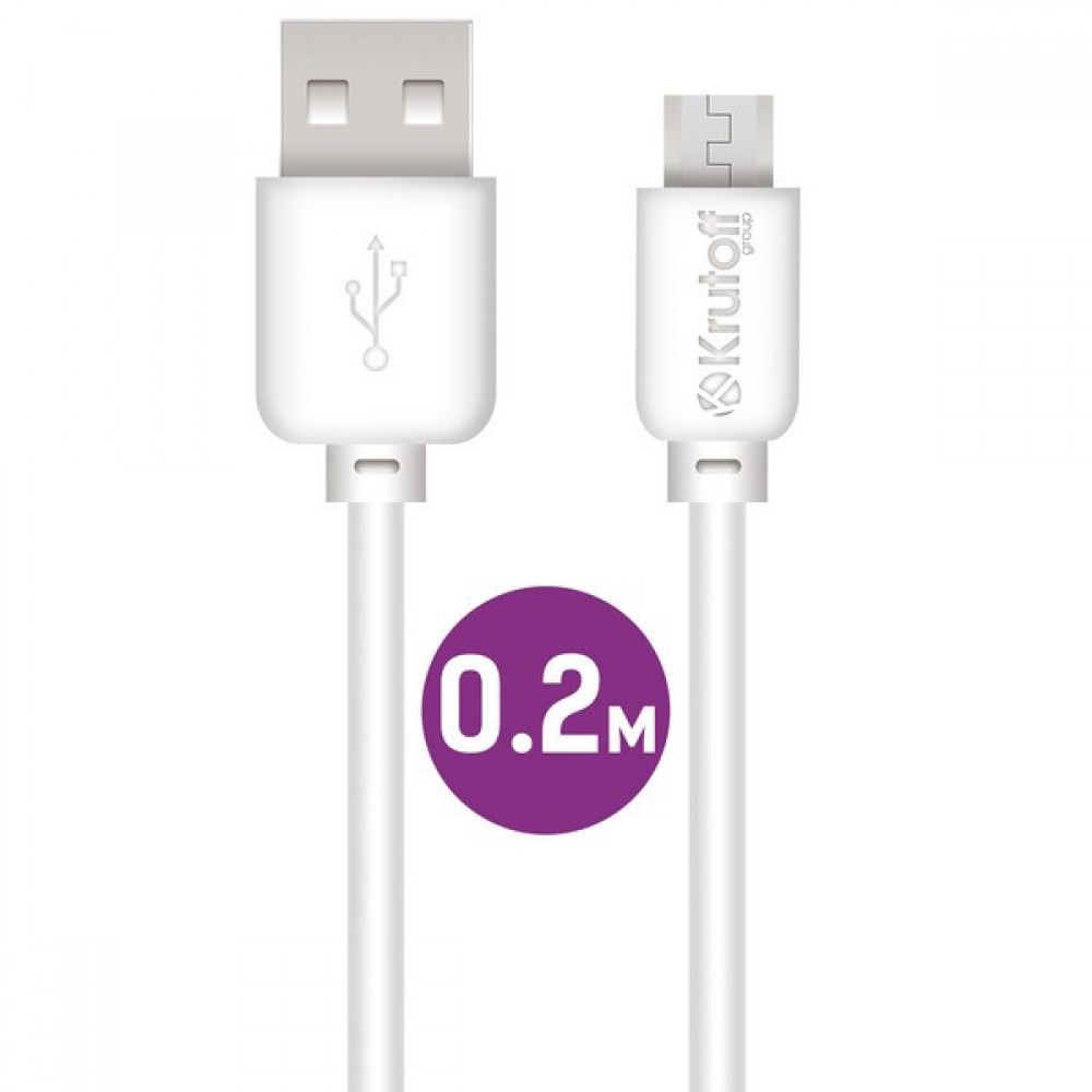 Кабель Micro USB Krutoff Classic 0.2m