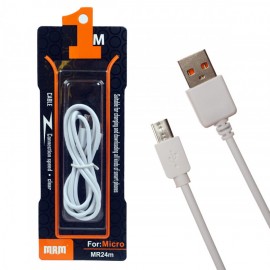 Кабель Micro USB MR24m 1m длинный разьем 8mm