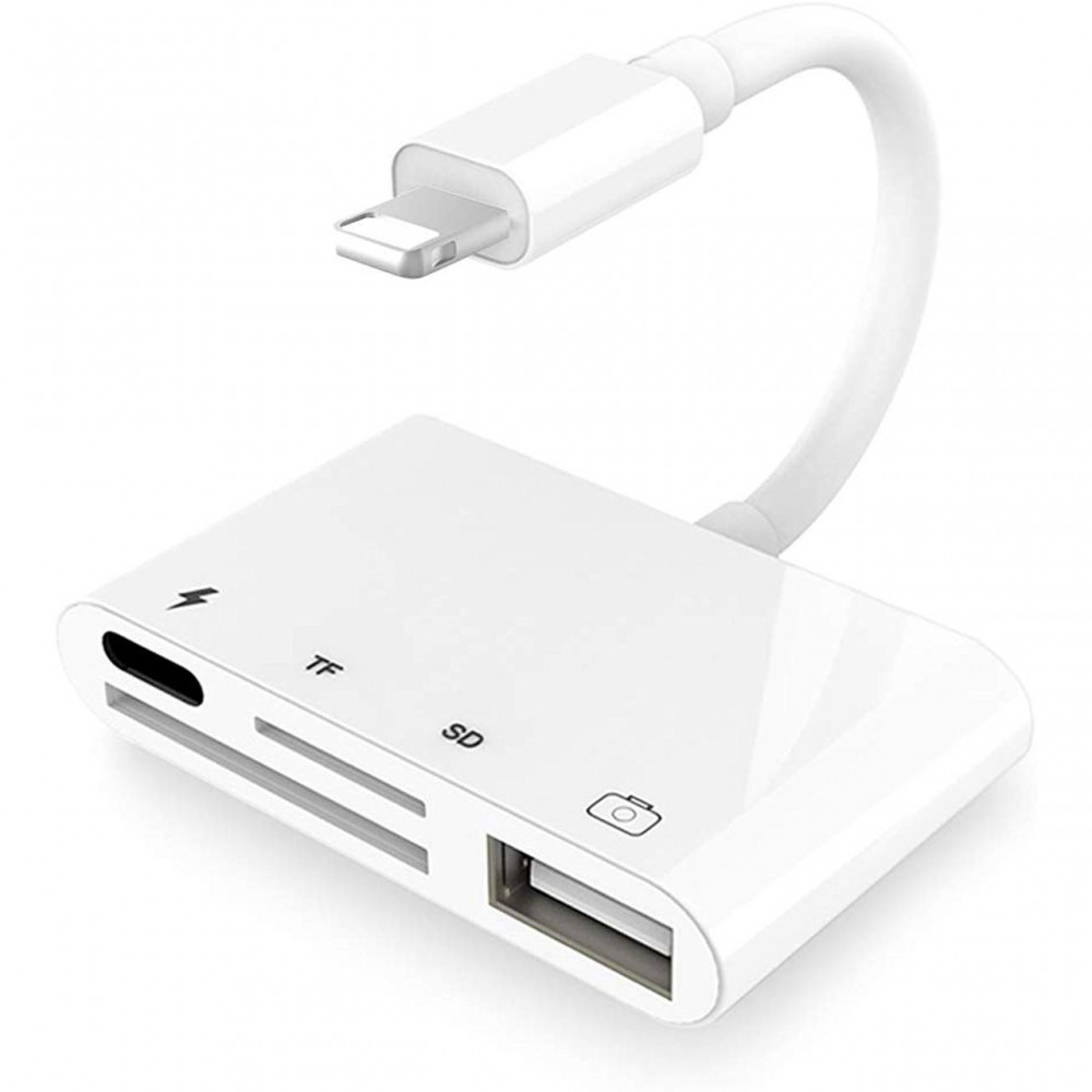 Переходник OTG Lightning для Iphone iPAD 4 в 1 NK108L