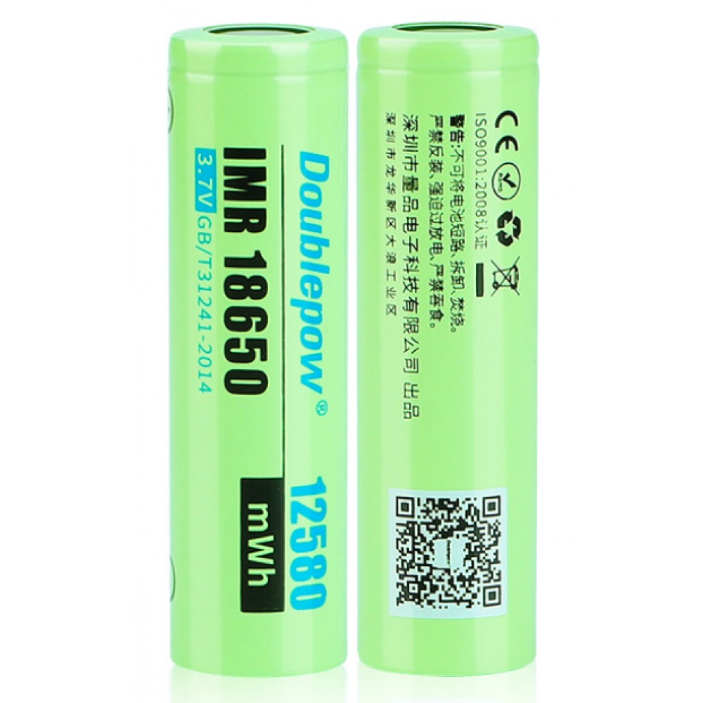 Батарея 18650 DoublePow 3400 12580mWh 10A