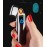 Зажигалка Usb металл Сенсор кнопка + LED узкая
