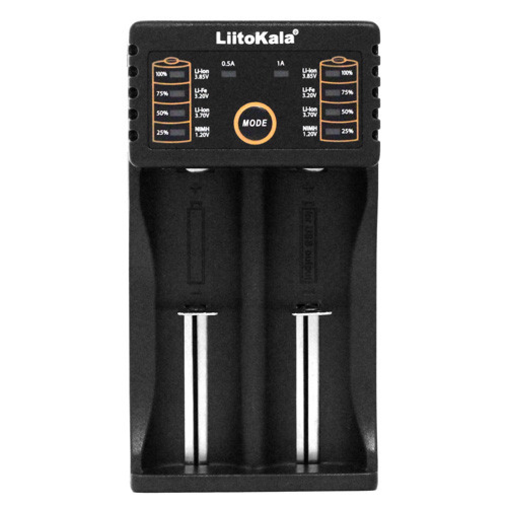 Зарядное сетевое для батарей 18650x2 , AA/AAA Liitokala Lii-202