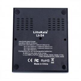 Зарядное сетевое для батарей 18650x4 , AA/AAA Liitokala Lii-S4