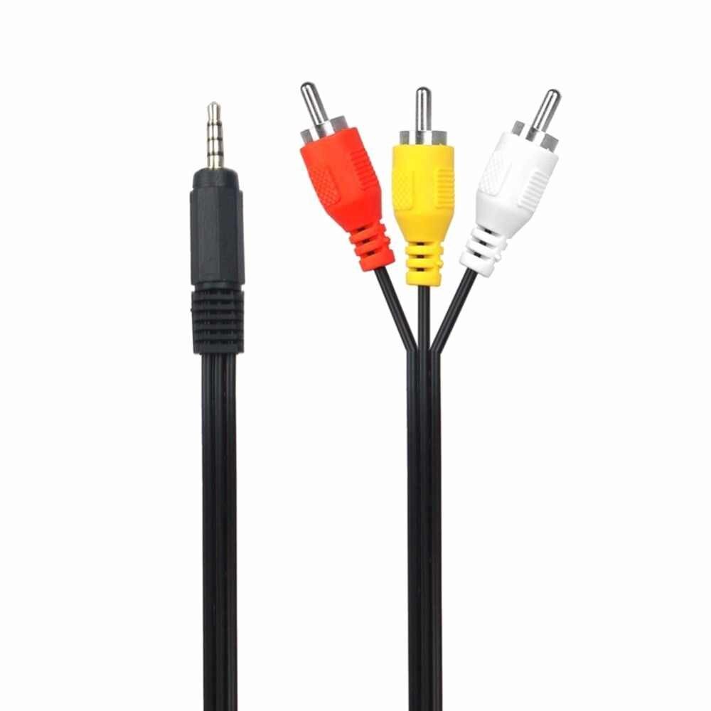 Кабель Aux 3.5 штекер длинный - 3RCA 1,5m 62-039