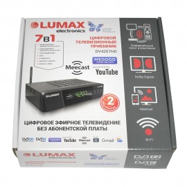 Ресивер DVB-T2/C Lumax DV4207HD встроен WiFi