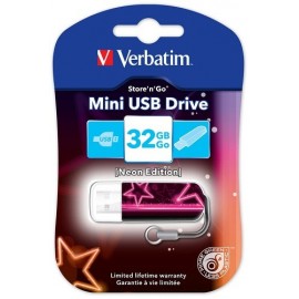 Флешка USB 32Gb Verbatim Mini Neon