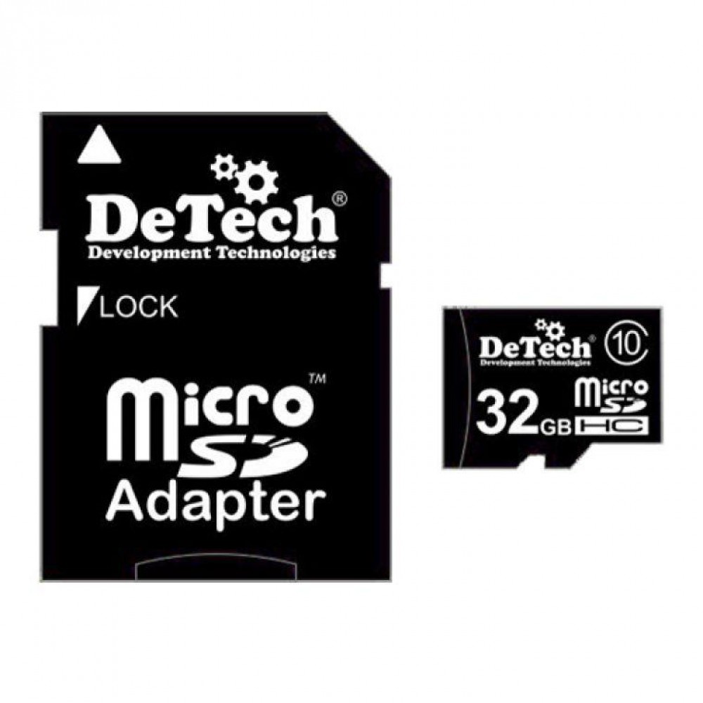 MicroSd 32Gb DeTech Class10