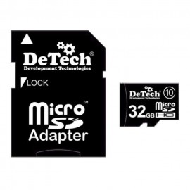 MicroSd 32Gb DeTech Class10