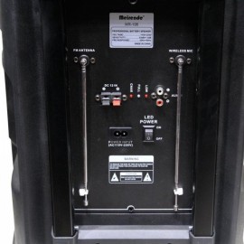 Колонка Bluetooth MP3 караоке 2 микрофона EL-106 / MR-106