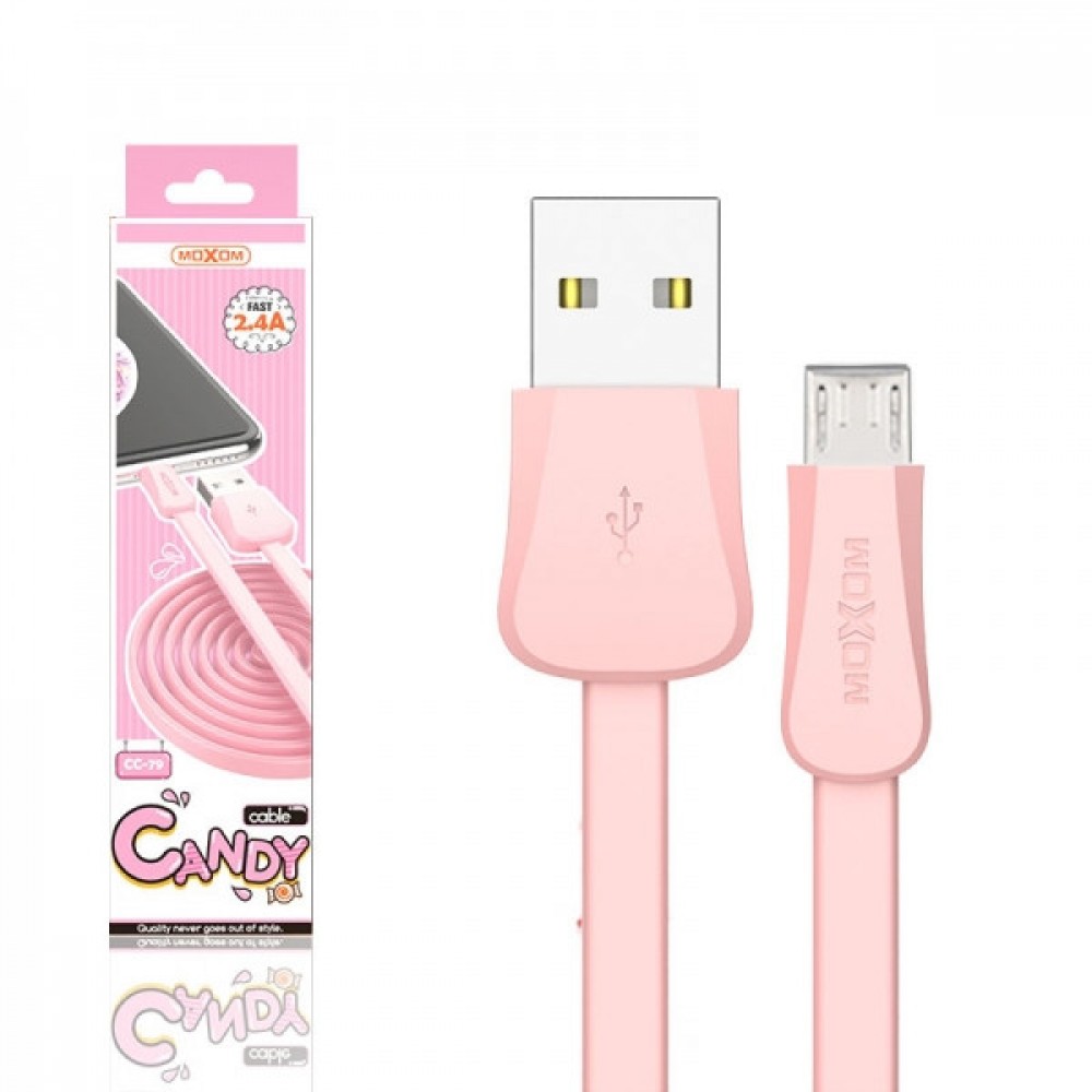 Кабель Micro USB Moxom CC-79 Candy 1m