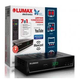 Ресивер DVB-T2/C Lumax DV3201HD с кабельным тв и интернет