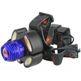 Фонарик налобный NK-HQ1129 T6 zoom + 4 COB