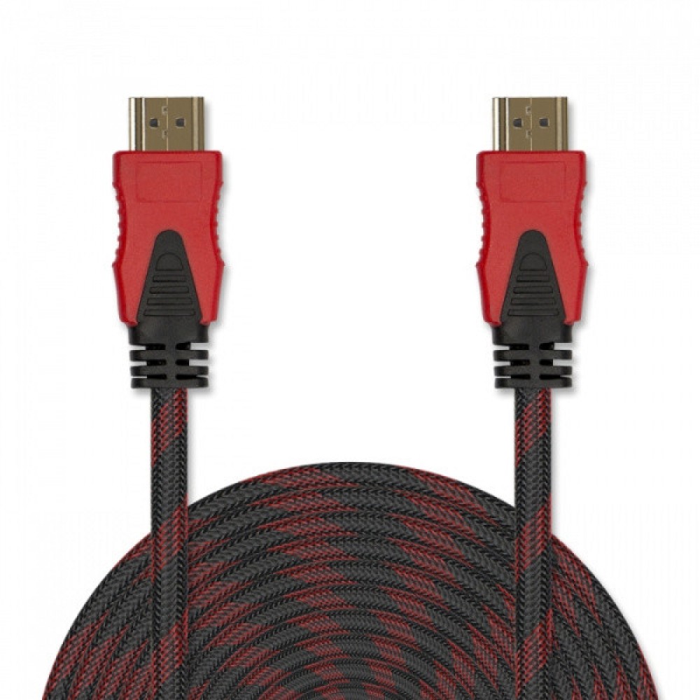 Кабель HDMI - HDMI 10m v.1.4 нейлон