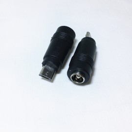 Переходник гнездо 5.5/2.5 - штекер Micro usb