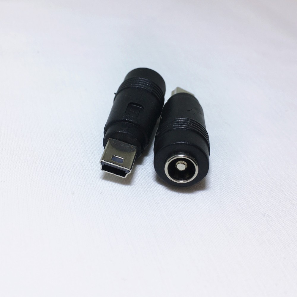 Переходник гнездо 5.5/2.5 - штекер mini usb