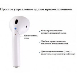 Наушники Bluetooth вкладыши i100 TWS