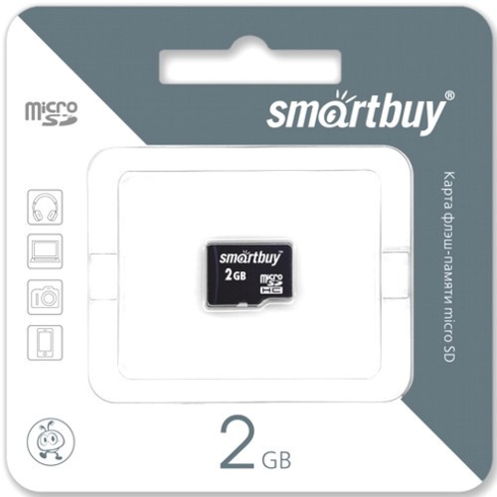 MicroSD 2Gb class4 без адаптера