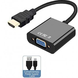 Конвертер видеосигнала HDMI в VGA без aux , с питанием