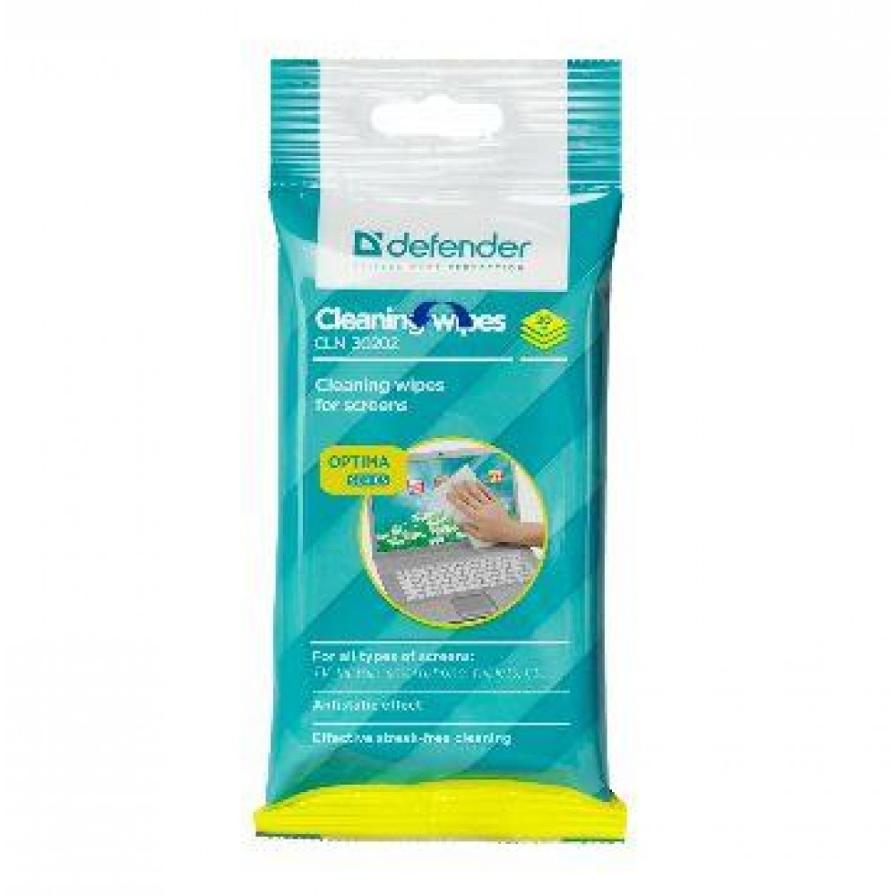 салфетки defender Optima CLN 30202 пачка 20 шт