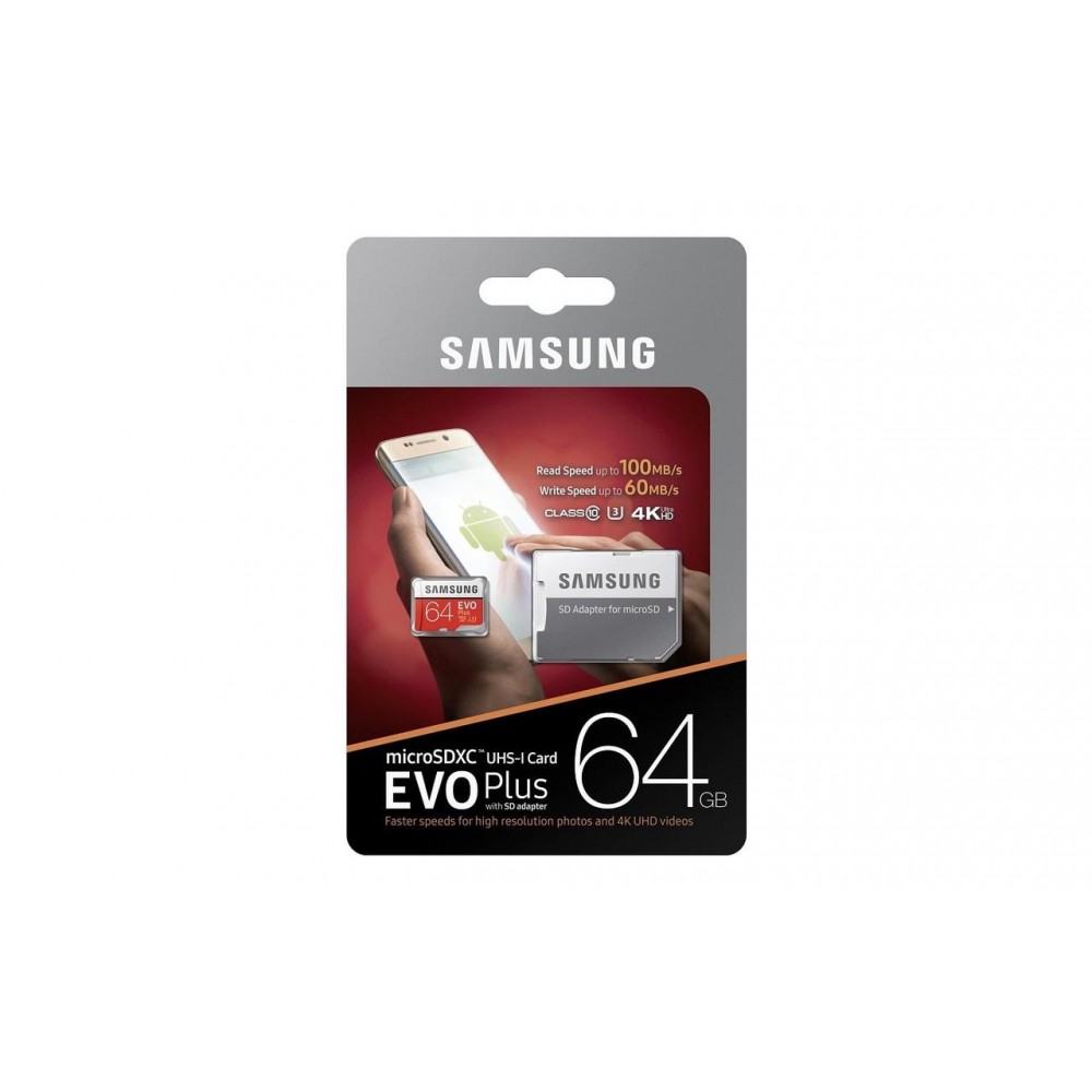 MicroSd 64Gb Samsung UHS-I Evo Plus MB-MC64H / MC64KA / MC64SA