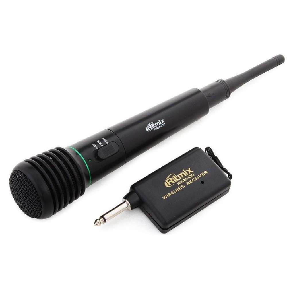 Микрофон Ritmix RWM-100 беспроводной / проводной