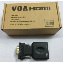 Конвертер видеосигнала VGA в HDMI (штекер - гнездо)