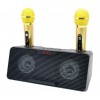 Колонка Bluetooth SDRD MP3 караоке 2 микрофона SD-302 черная