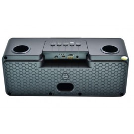 Колонка Bluetooth SDRD MP3 караоке 2 микрофона SD-302 черная