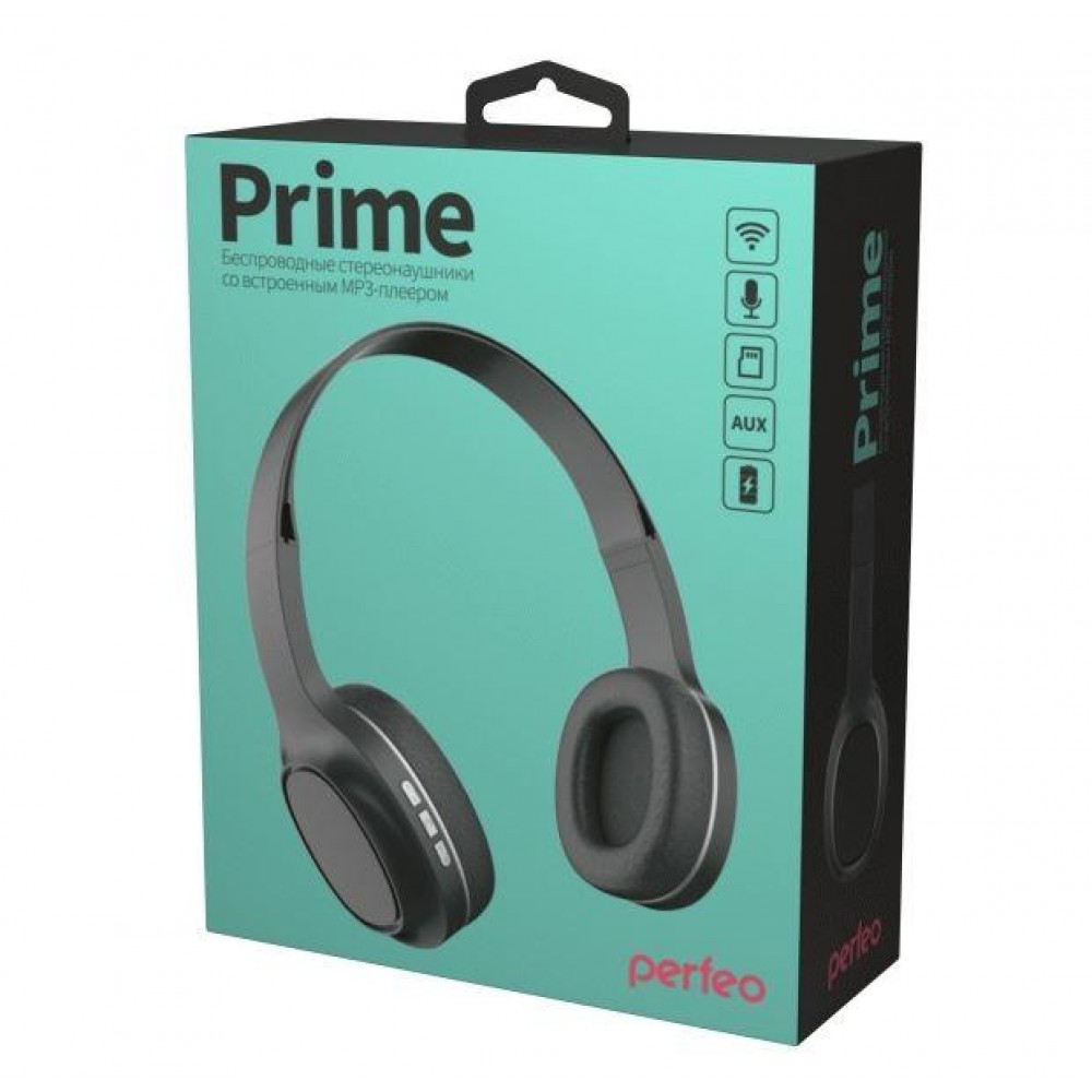 Наушники bluetooth Perfeo Prime PF_A4311 черные