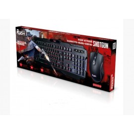 Комплект игровой клав + мышь + коврик Smartbuy Rush Shotgun SBC-307728G
