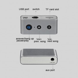 Адаптер Bluetooth аудио приемник Hi-Fi + TF BT710