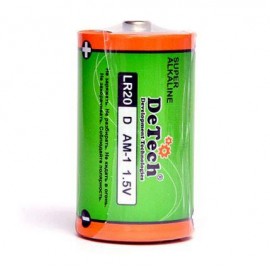 Батарейка LR20 DeTech Alcaline