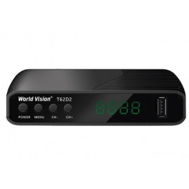 Ресивер DVB-T2/C World Vision T62D2 с кабельным тв и интернет