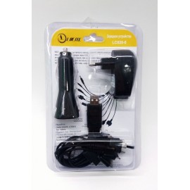 Зарядное сетевое сзу USB + АЗУ 10в1 LC828-6