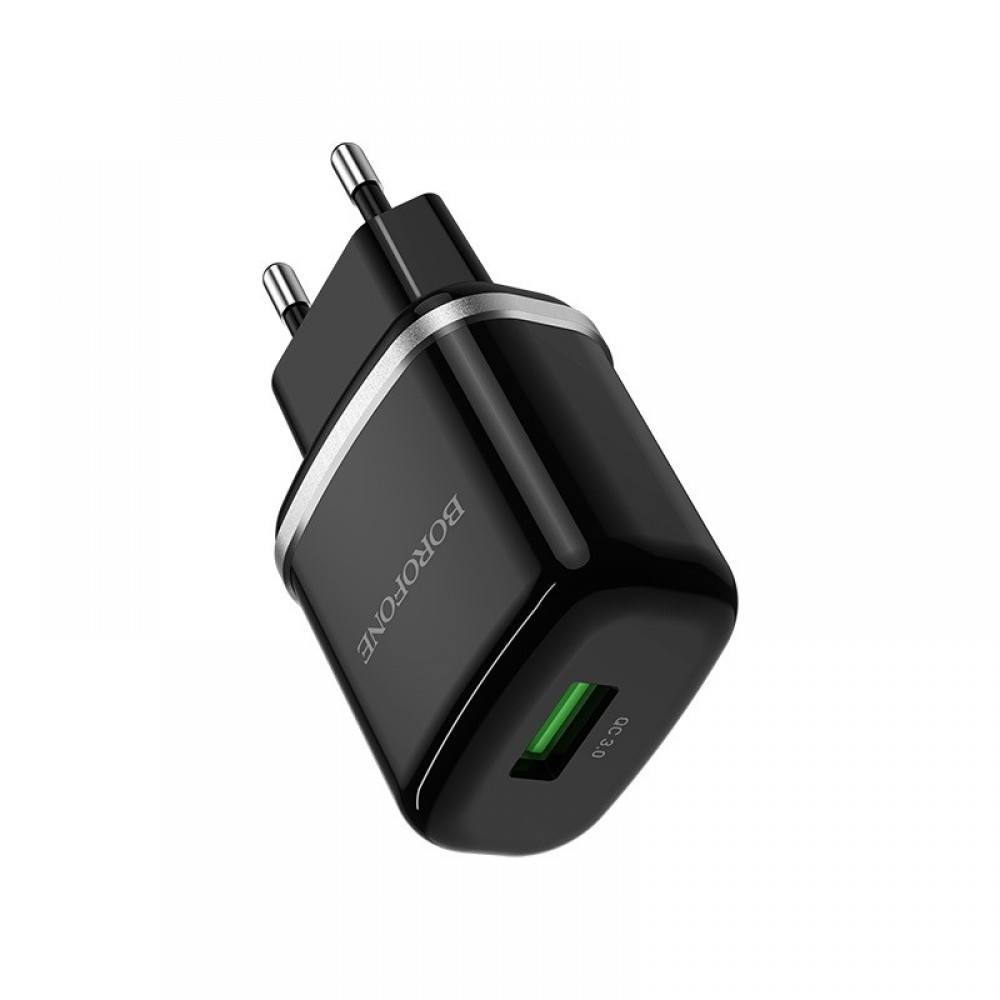 Зарядное сетевое сзу USB Borofone BA36A быстрое QC 3.0