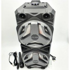 Колонка Bluetooth MP3 FM караоке с микрофоном KTS-1054