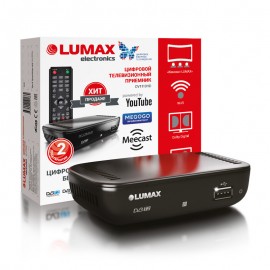 Ресивер DVB-T2 Lumax DV1110HD с поддержкой интернет