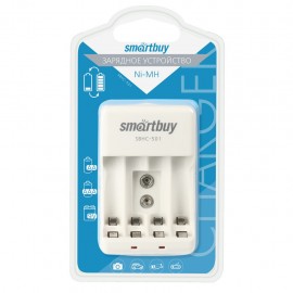 Зарядное сетевое для батарей AA/AAA x4 Smartbuy SBHC-501