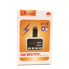 FM модулятор с зарядкой USB TF Allison ALS A12