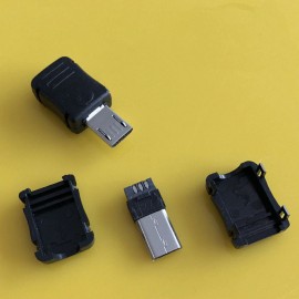 Разъем Micro USB длинный 11mm под пайку