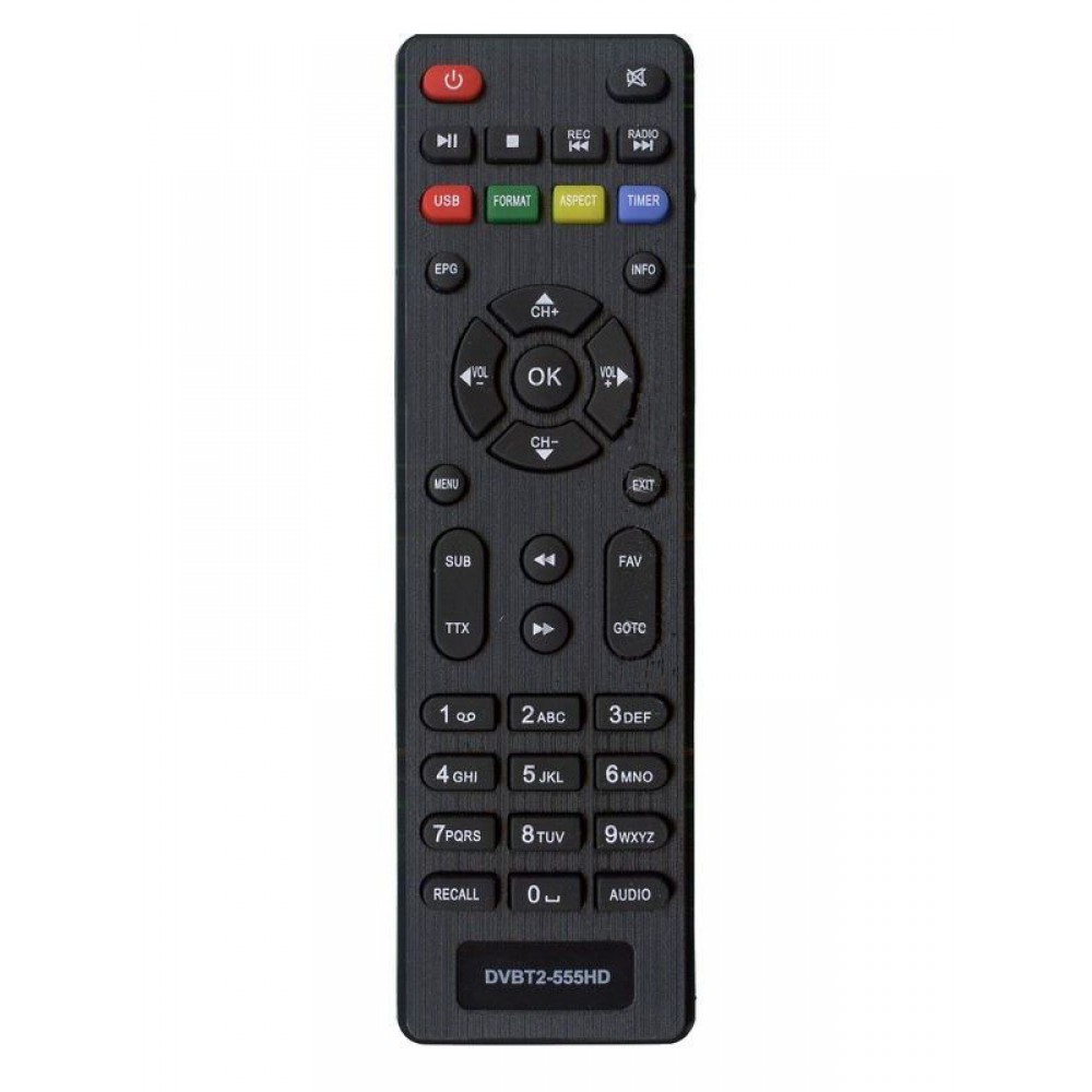 Пульт универсал для T2 тюнеров Lumax DVBT2-555HD