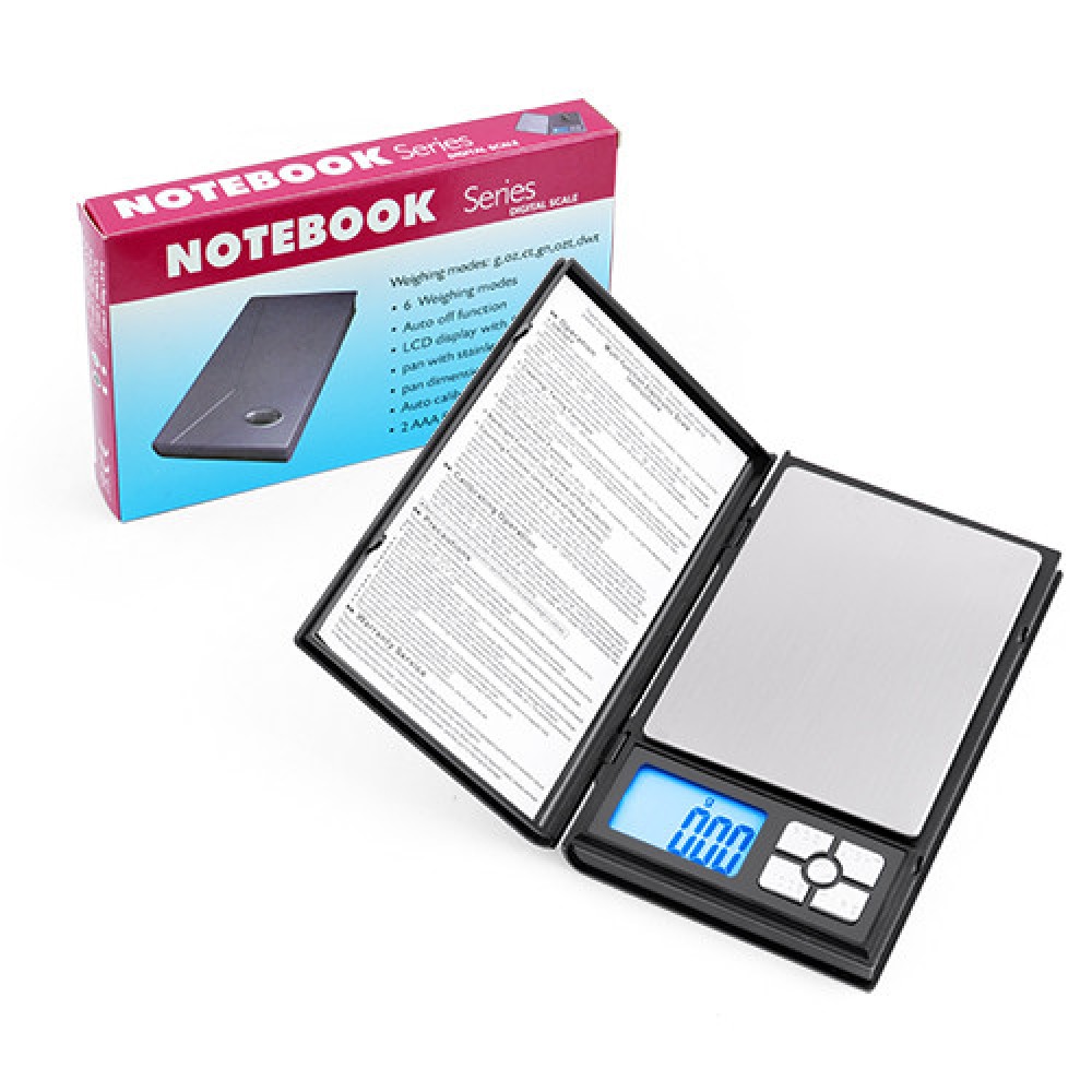 Весы карманные 2000g 0.1g 1108-2 ювелирные Notebook Series