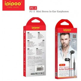 Наушники вакуумные с микрофоном Ipipoo PC-3