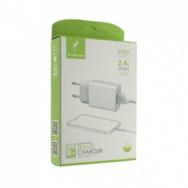 Зарядное сетевое сзу USB SC36V + micro