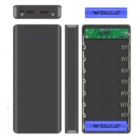 Power bank пустой DIY 18650x8 W8 корпус power bank